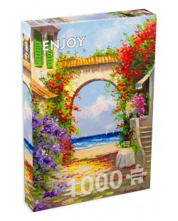 Puzzle Enjoy de 1000 de piese -  Pe plajă